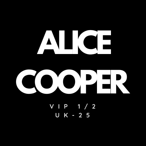 Alice Cooper UK 2025- VIP 1/2 Package
